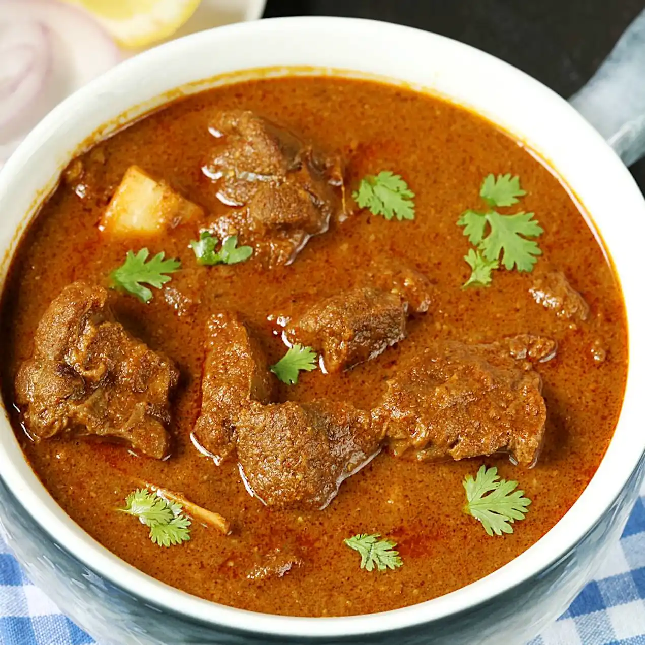 Aha Goat Curry (Bone-in) at Aha Biryanis - Canton