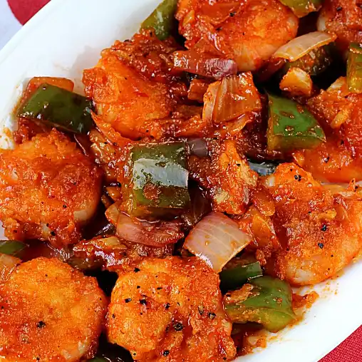 Chilli Shrimp at Aha Biryanis - Canton