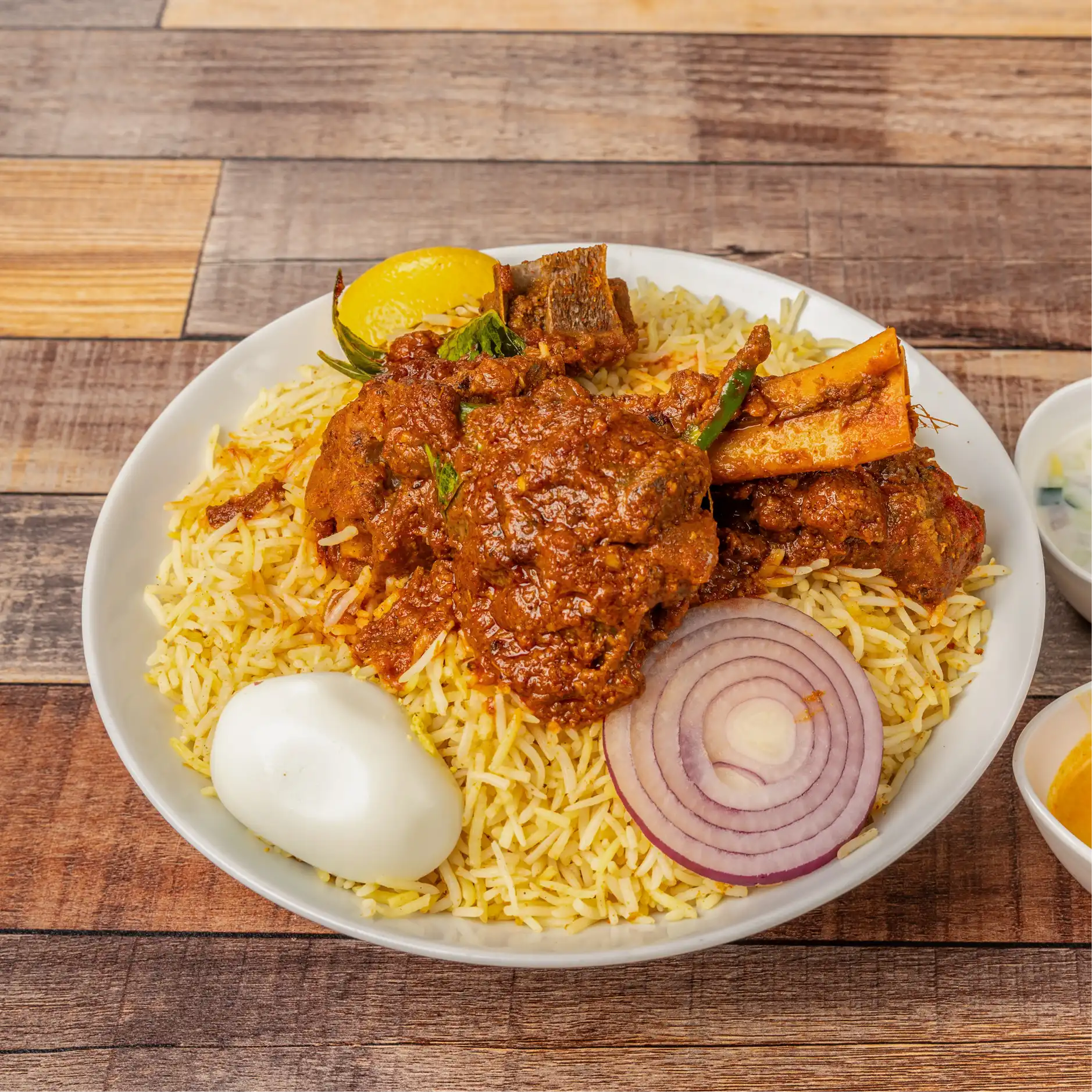 Nalli Gosht Biryani (shank) at Aha Biryanis - Canton