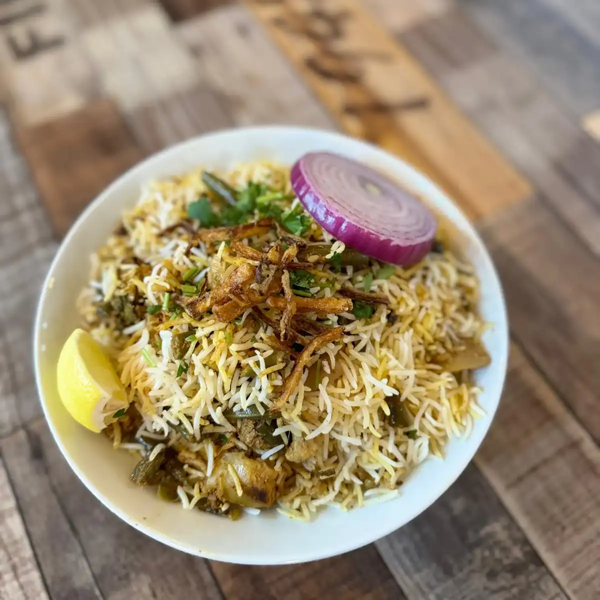Vegtable Dum Biryani at Aha Biryanis - Canton