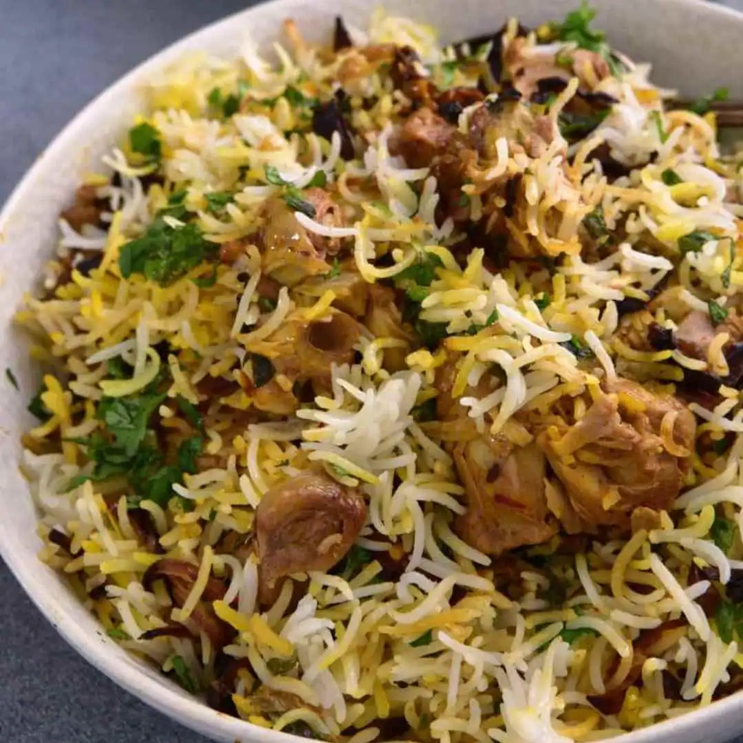 Jackfruit Biryani — Savor a flavorful fusion of tender jackfruit and aromatic spices at Aha Biryanis - Canton