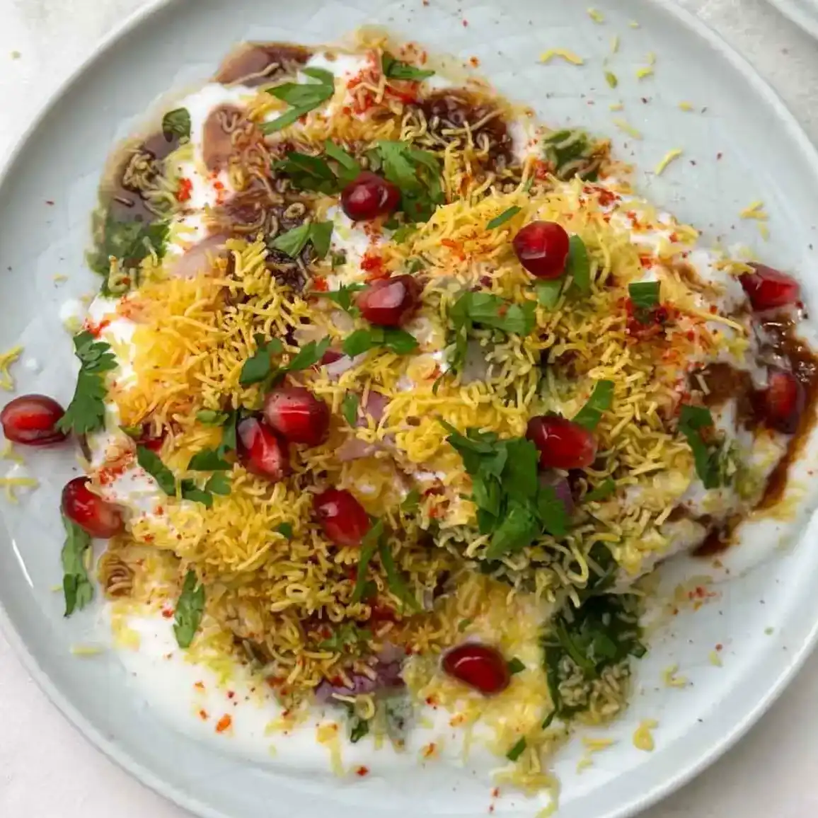 Aloo Tikki Chat at Aha Biryanis - Canton
