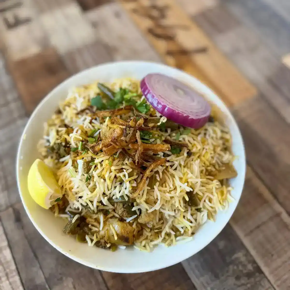 Veg Dum Biryani at Aha Biryanis - Farmington hills