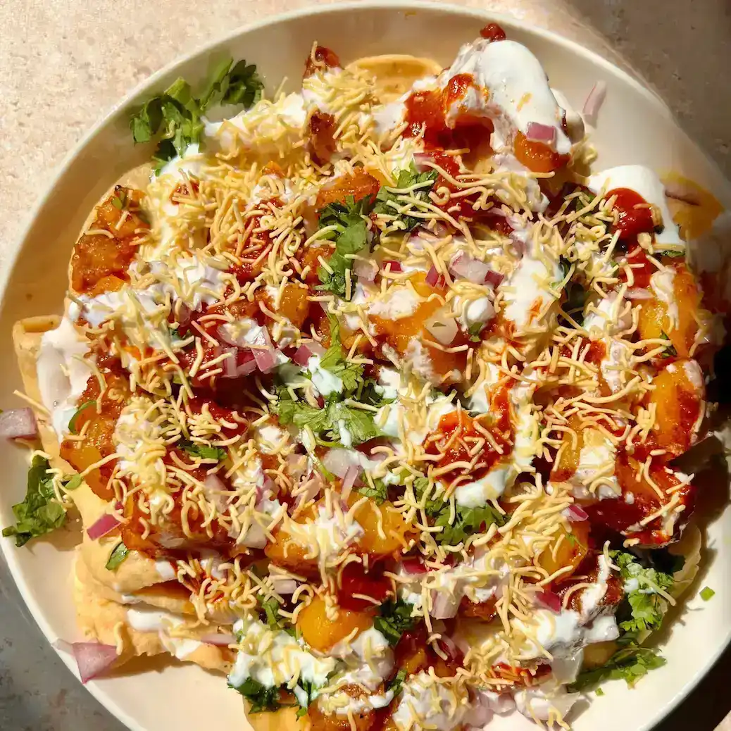Papdi Chat at Aha Biryanis - Farmington hills