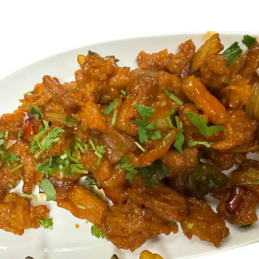 Babycorn Manchurian at Aha Biryanis - Farmington hills