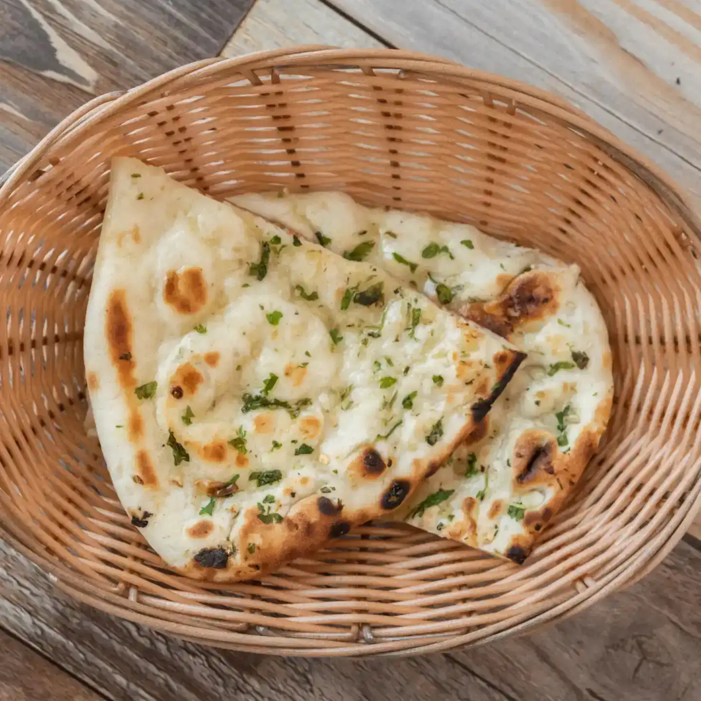 Garlic Naan  at Aha Biryanis - Farmington hills