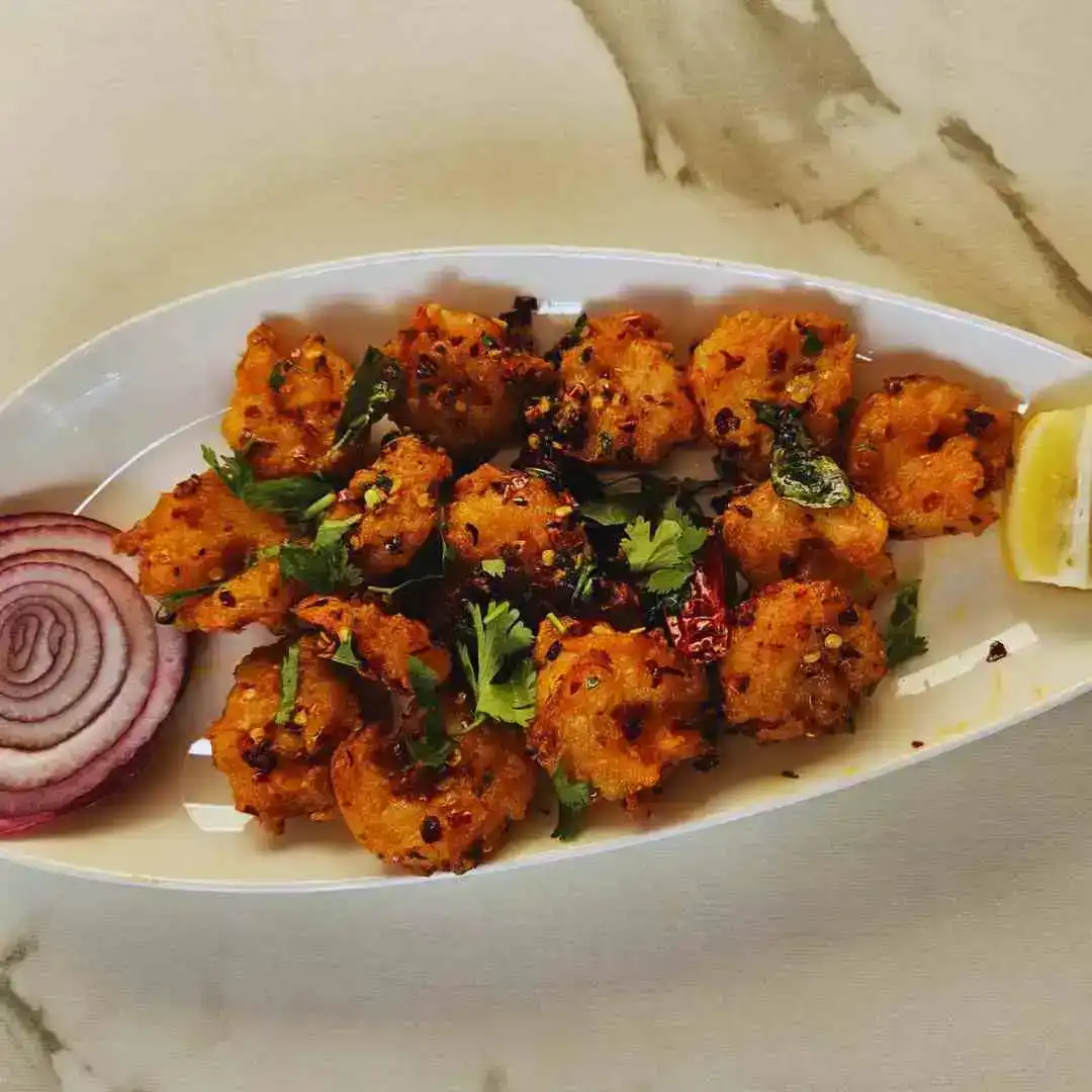 Shrimp Pataka at Aha Biryanis - Farmington hills