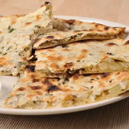 Onion Kulcha at Aha Biryanis - Farmington hills