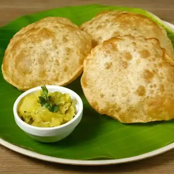 Poori at Aha Biryanis - Farmington hills