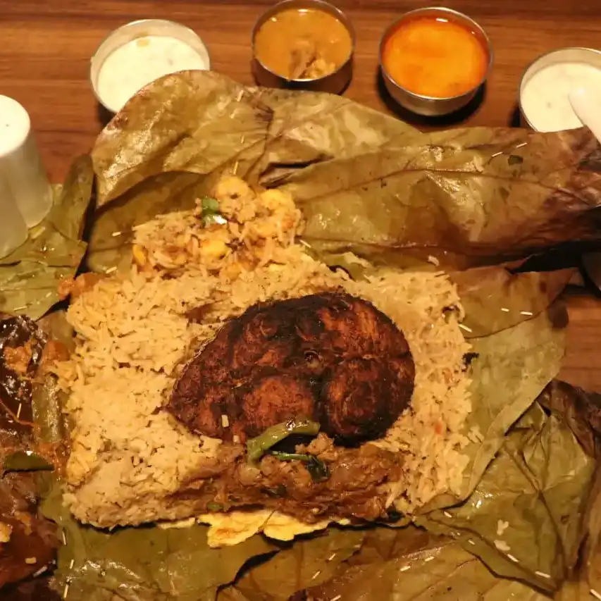 Potlam Biryani - Mutton at Aha Biryanis - Farmington hills