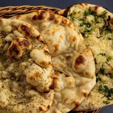 Naan basket at Aha Biryanis - Farmington hills