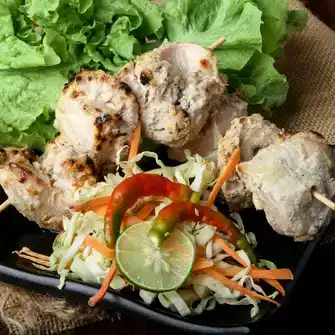Reshmi kebab — Savor the delicate flavors of Reshmi Kebab: tender, marinated chicken at Aha Biryanis - Farmington hills, Farmington Hills