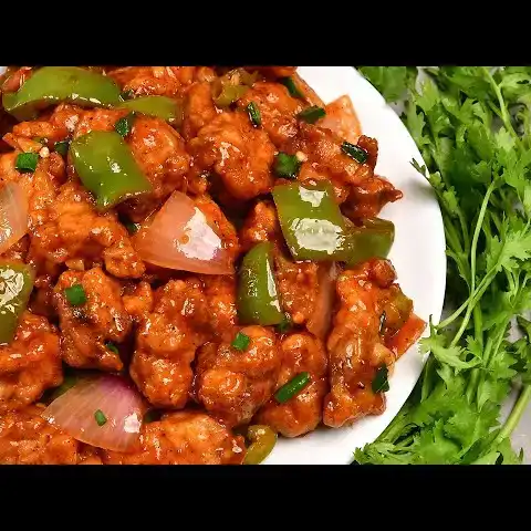 Chilli Fish — Experience a flavor-packed dish of tender fish simmered in a spicy at Aha Biryanis - Farmington hills, Farmington Hills