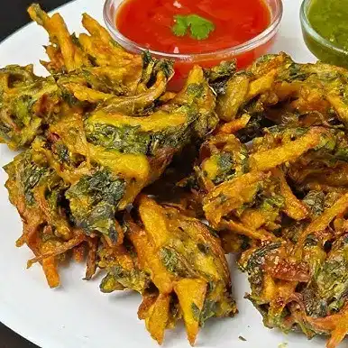 Palak Pakora at Aha Biryanis - Farmington hills, Farmington Hills