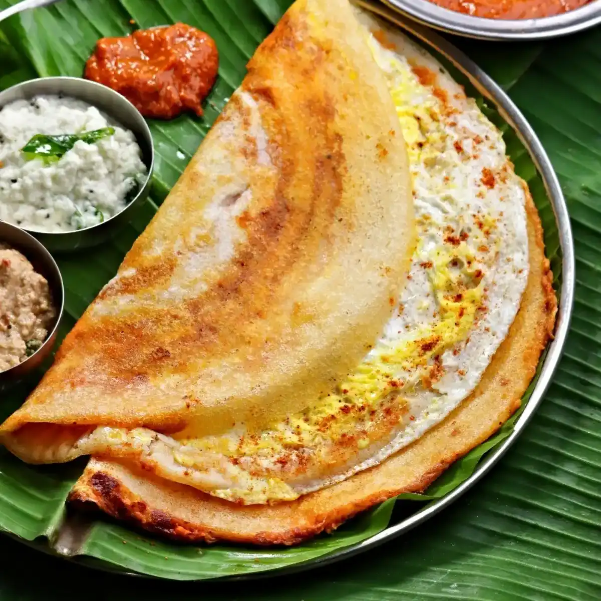 Egg Dosa — Experience the iconic South Indian crepe, elevated at Aha Biryanis - Farmington hills, Farmington Hills