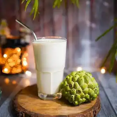 Custard Apple shake — Experience the luscious sweetness of tropical custard apple blended at Aha Biryanis - Farmington hills, Farmington Hills