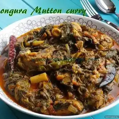 Gongura goat Boneless — Experience the vibrant tang of Gongura leaves perfectly melded with at Aha Biryanis - Farmington hills, Farmington Hills