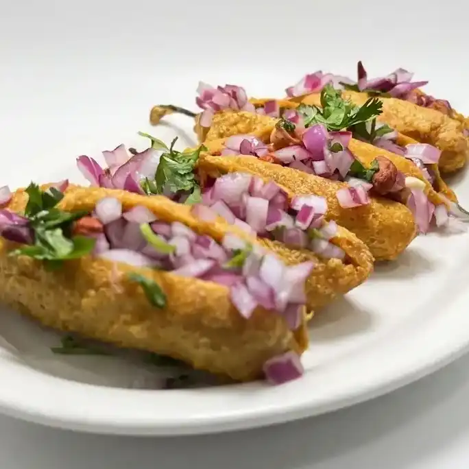 Guntur Mirchi Bajji at Konaseema Cuisine