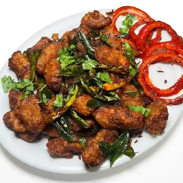 Baby Corn Pepper Fry  at Konaseema Cuisine