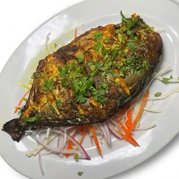 Pomfret Tandoori at Konaseema Cuisine