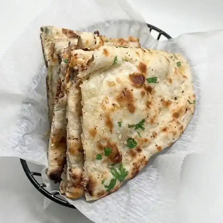 Garlic Naan at Konaseema Cuisine