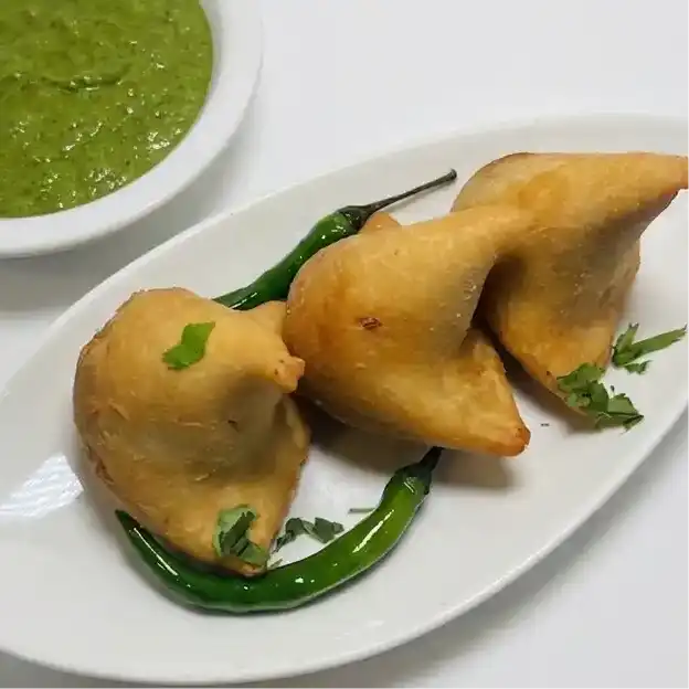 Veg Samosa at Konaseema Cuisine