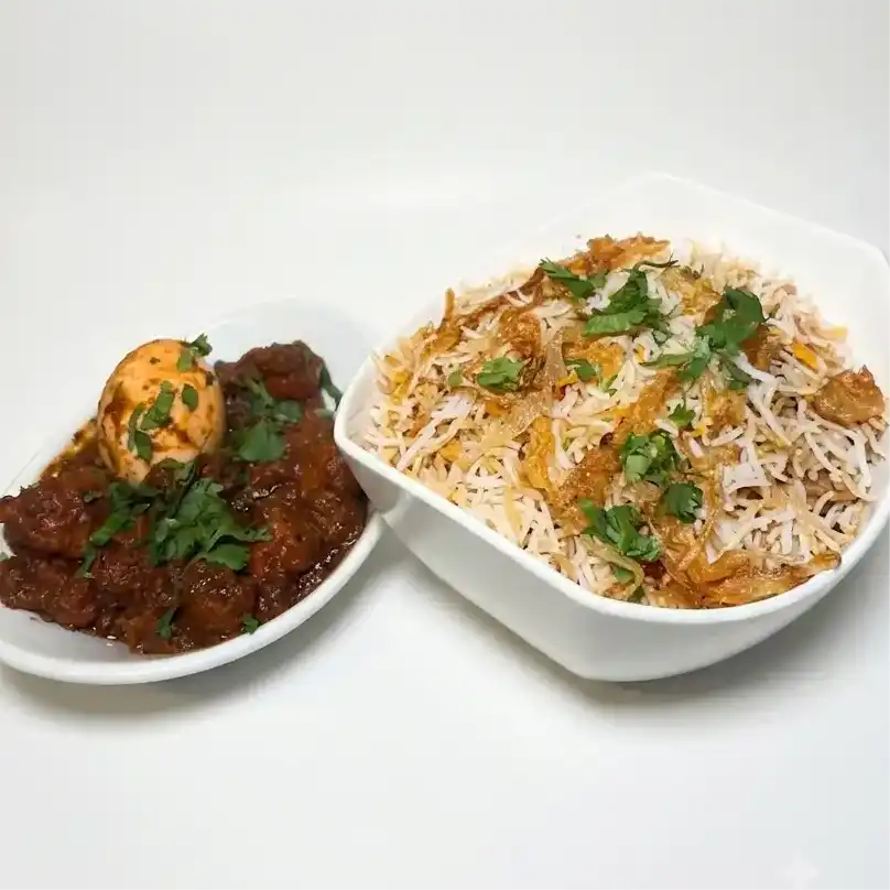Konaseema Chicken Biryani — Savor the authentic taste of Konaseema with our aromatic chicken at Konaseema Cuisine, North Brunswick