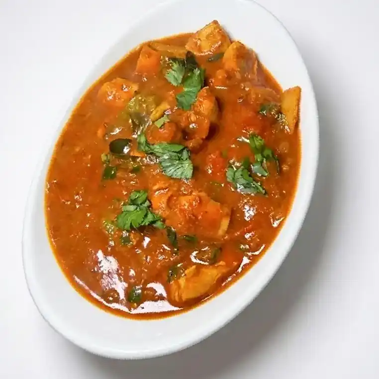 Kadai Chicken — Savor the rich flavors of Kadai Chicken, a spiced culinary delight at Konaseema Cuisine, North Brunswick