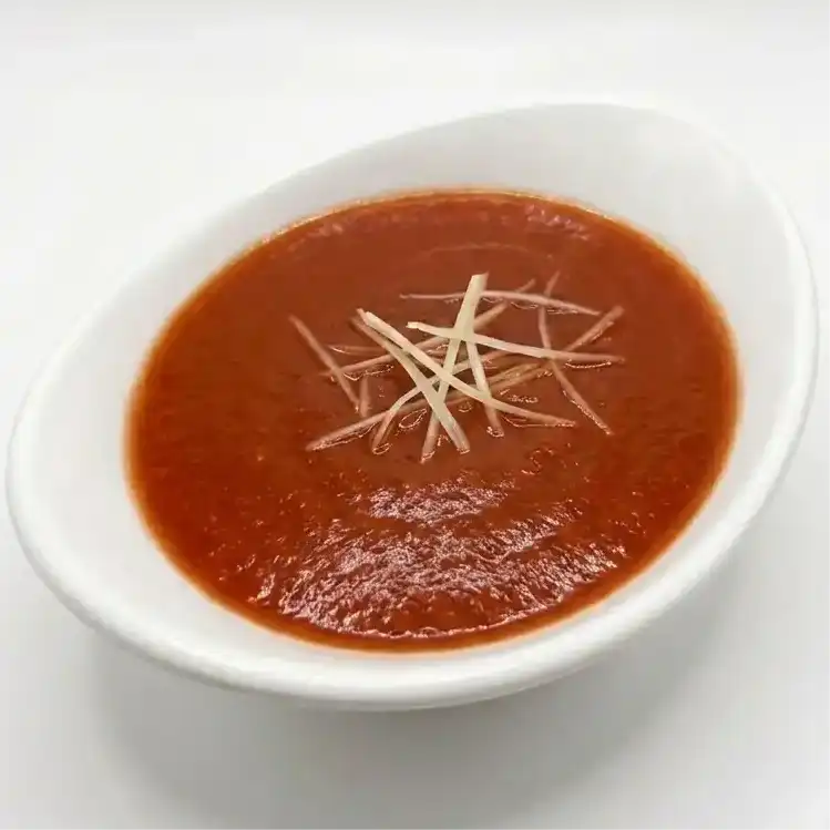 Tomato Soup — Savor the rich, comforting flavors of our classic tomato soup, made at Konaseema Cuisine, North Brunswick
