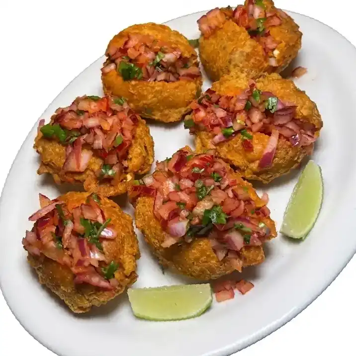 Egg Bonda — Savor the Indian cuisine delight Egg Bonda - a mouth-watering combo of at Konaseema Rocky Hill, Rocky Hill