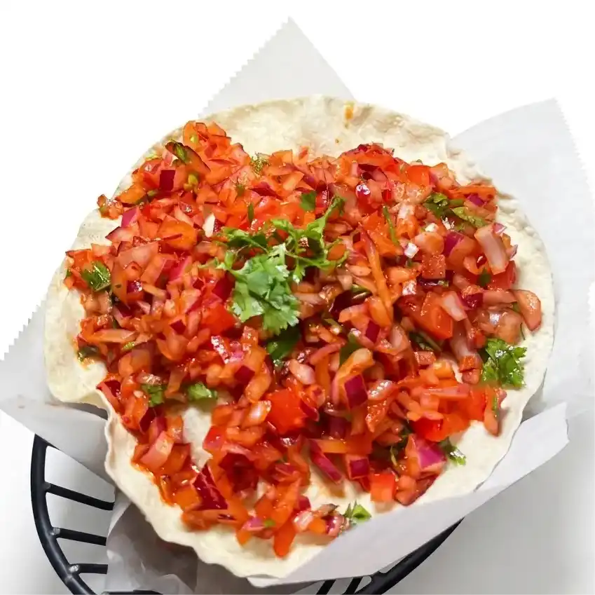 Masala Papad — Enjoy a crispy, flavorful Indian snack with our Masala Papad at Konaseema Rocky Hill, Rocky Hill