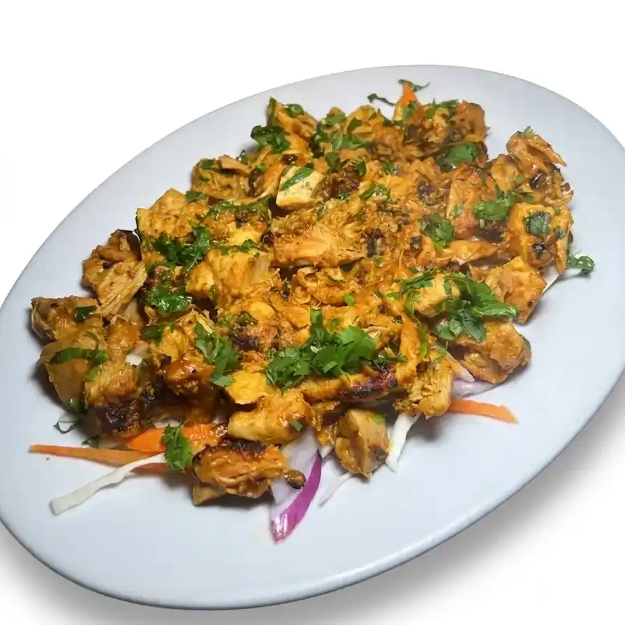 Angari Chicken — Succulent chicken pieces marinated in rich, aromatic spices, grilled to at Konaseema Rocky Hill, Rocky Hill