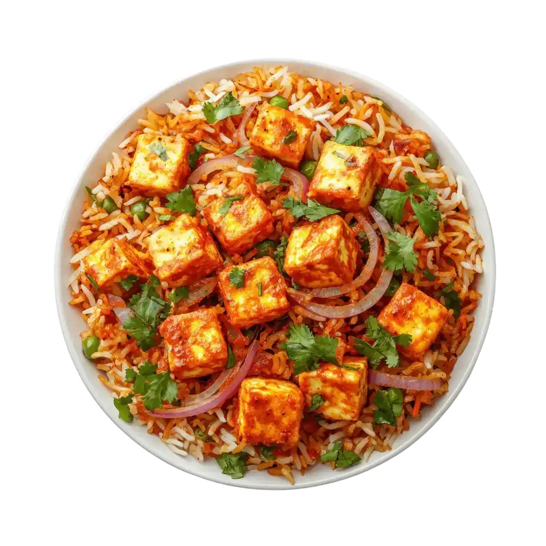 Paneer Biryani at Bagara & Biryani
