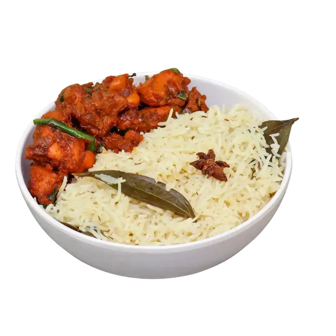 Chicken Curry Bagara Rice at Bagara & Biryani