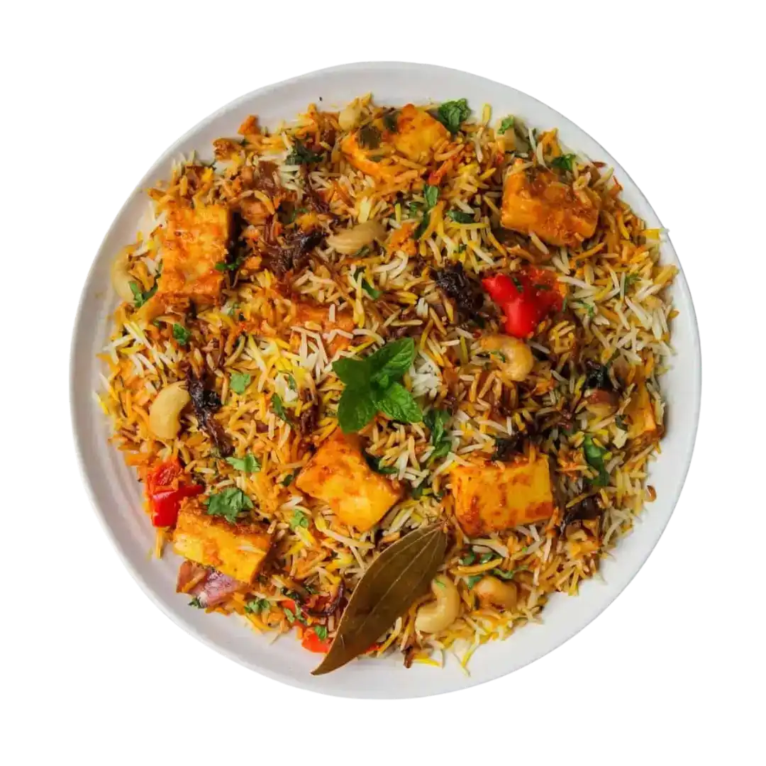 Paneer 65 Biryani at Bagara & Biryani