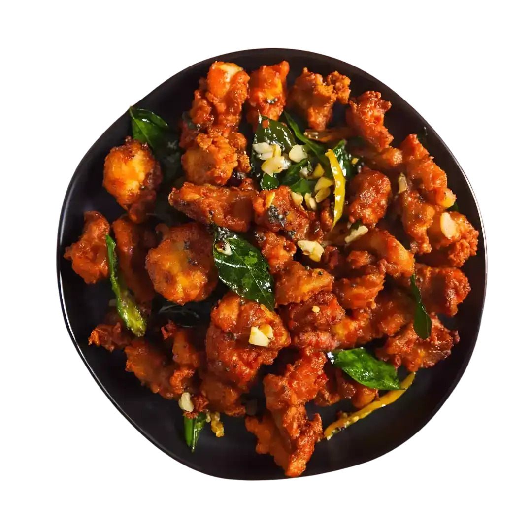 Curry Leaf Chicken at Bagara & Biryani