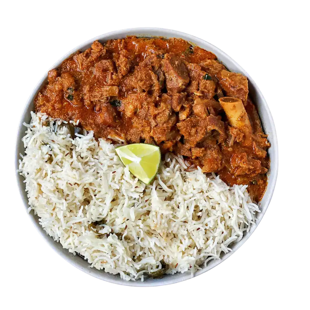 Goat Curry Bagara Rice at Bagara & Biryani