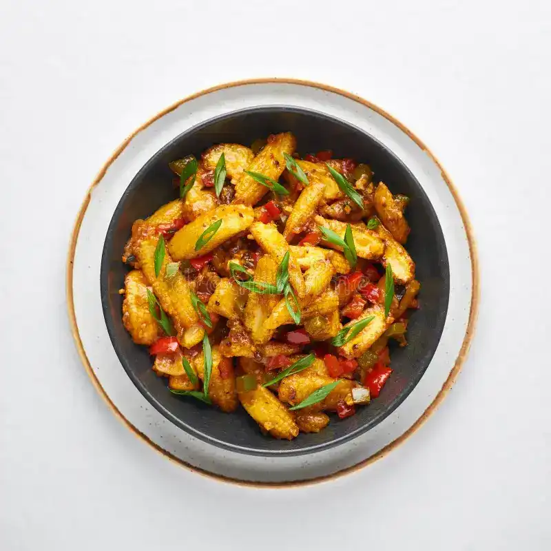 Baby Corn Manchurian at Bagara & Biryani