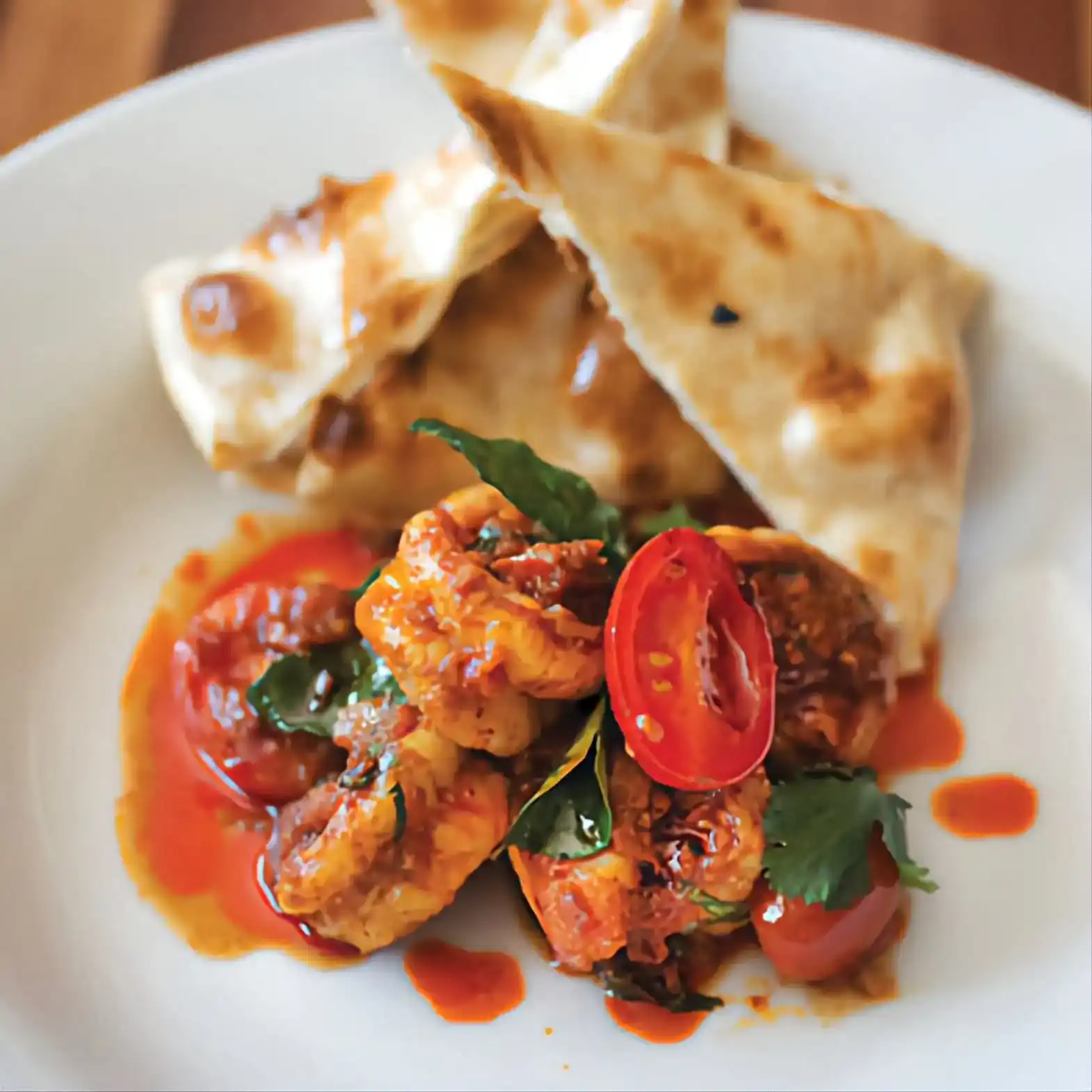 Shrimp Balchow sm at Tulsi