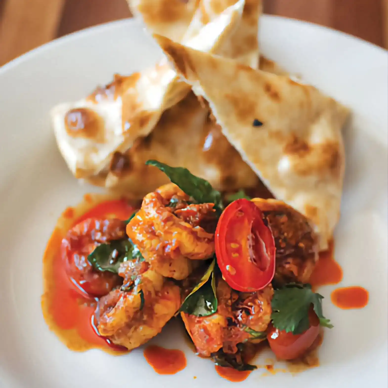 Shrimp Balchow Main Course at Tulsi