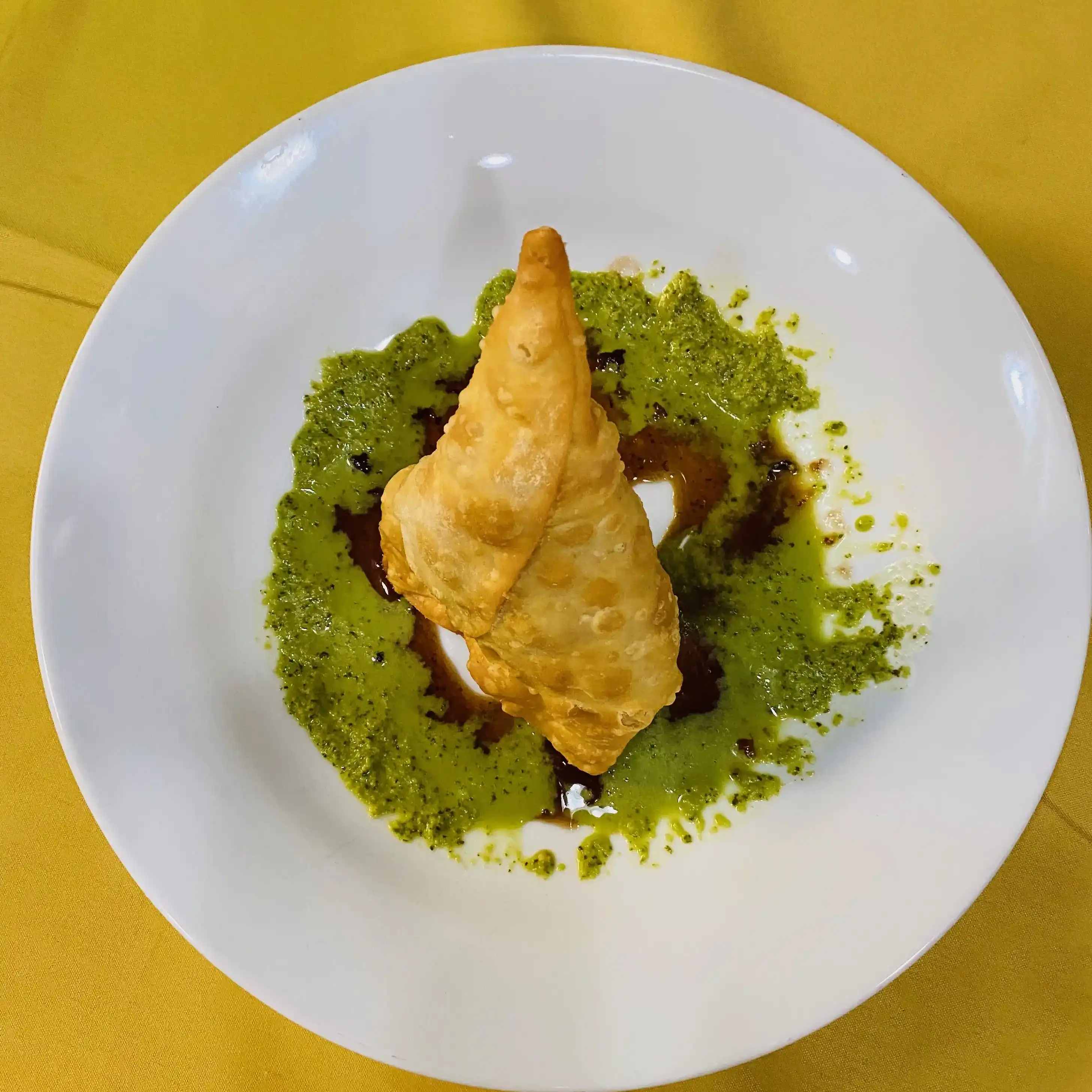 2 Veg Samosa Platter at Tulsi