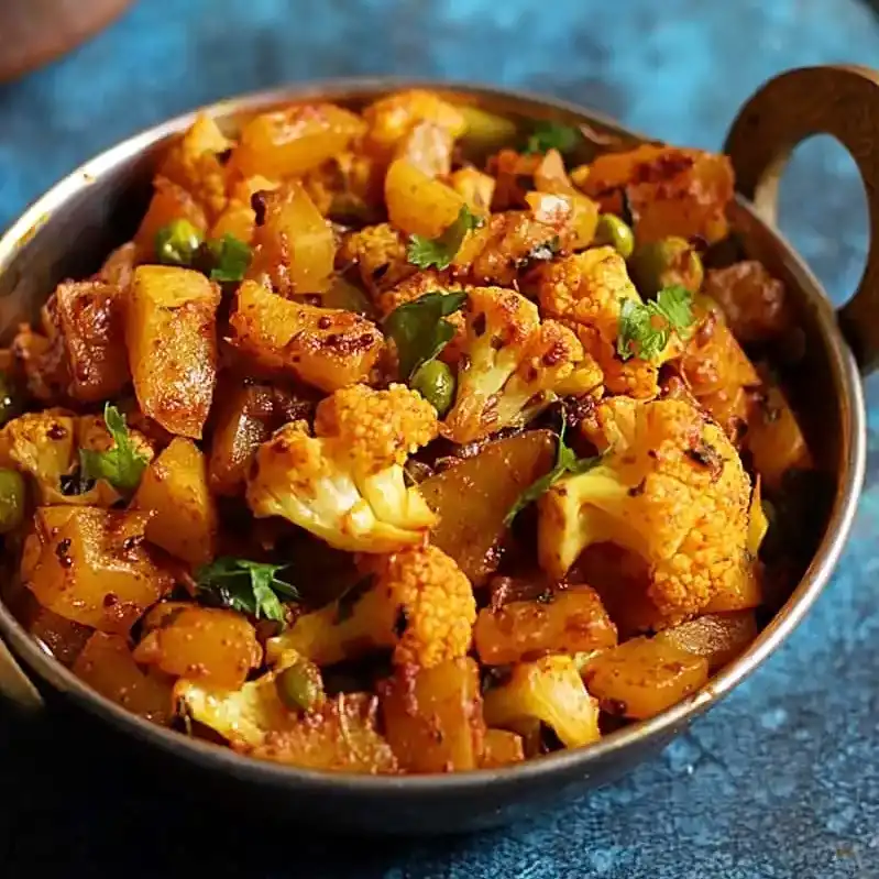 Aloo Gobhi Matar Lunch - 12oz  at Tulsi