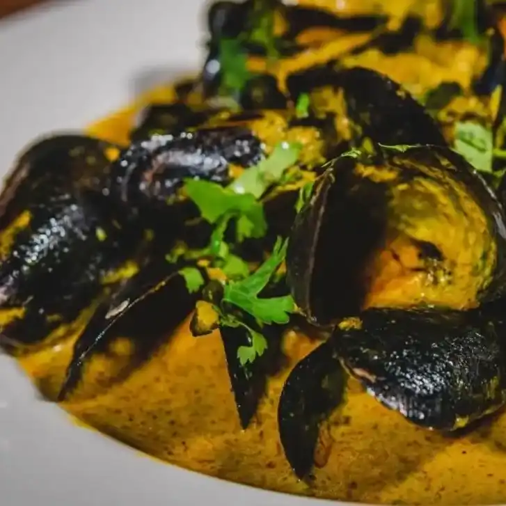 Mussels Poriyal at Tulsi